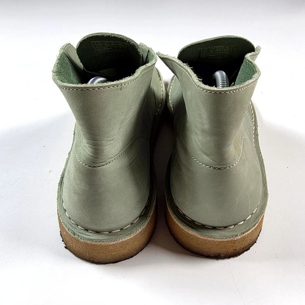 Clarks Desert Boot Men 9.5 Sage Green Suede Chukka Crepe Sole Originals 26154818
